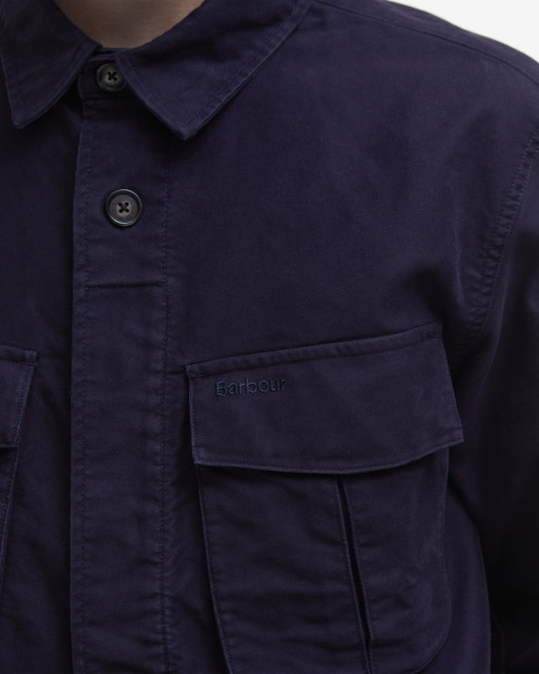 Jungle Sateen Overshirt Classic Navy