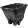 Rubbermaid Commercial, Standard Duty, Tilt Truck, 27 cu ft, Black