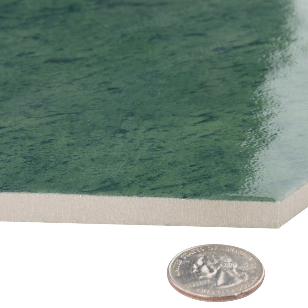 Sample – Capri Hex Oliva Porcelain Floor and Wall Tile