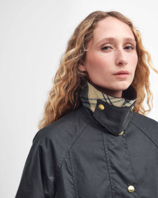 Modern Beadnell Waxed Jacket Sage-Ancient