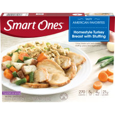 Smart Ones Homestyle Turkey Breast with Stuffing, Gravy & Vegetables, 9 oz Box