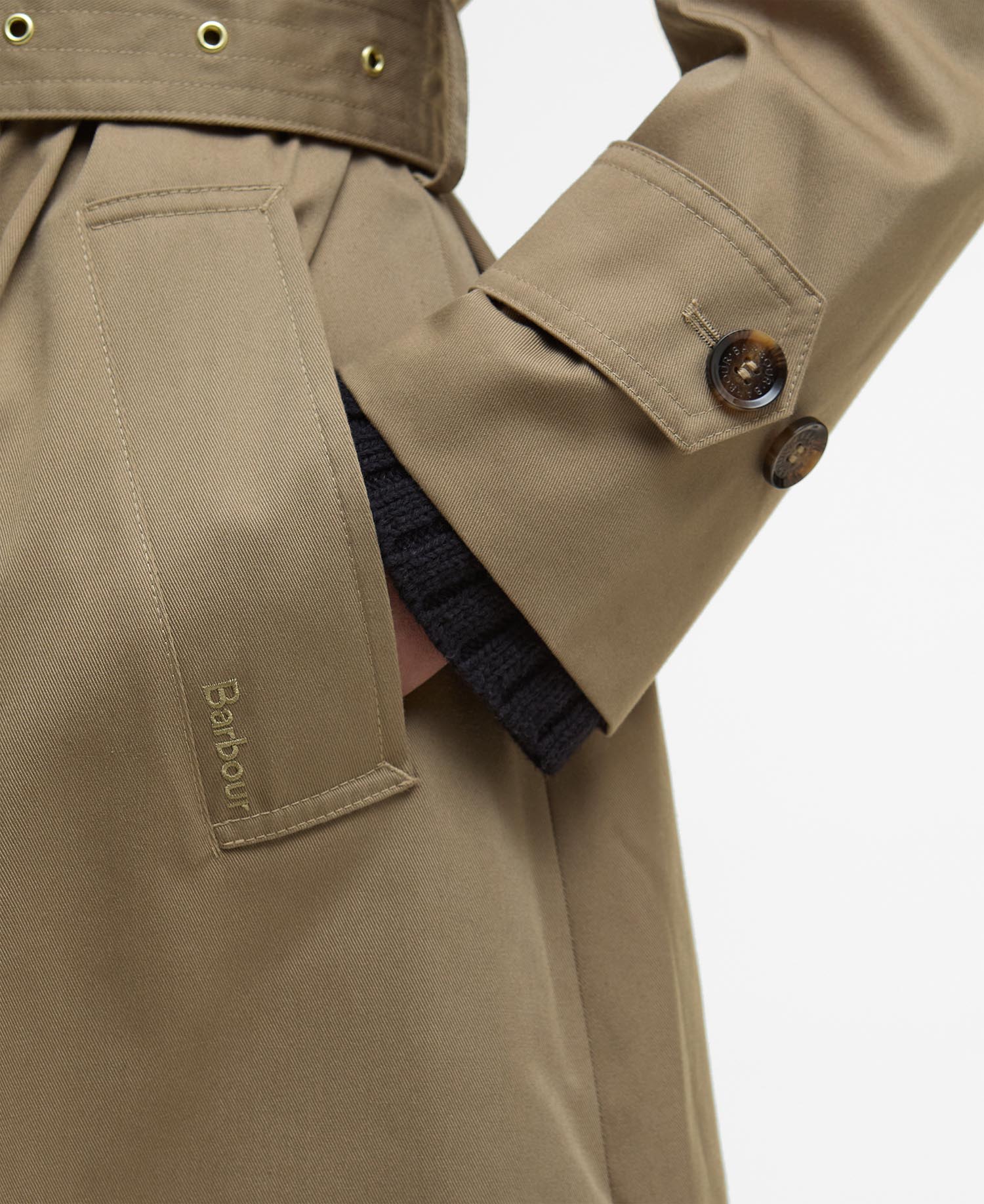 Aoife Showerproof Trench Coat image number 6