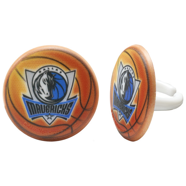 NBA Team Basketball Cupcake Rings