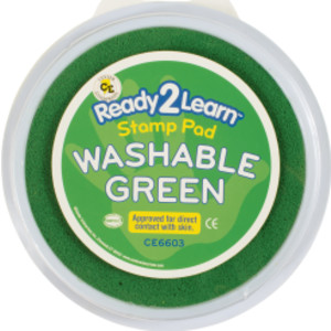 Jumbo Circular Washable Stamp Pad - Green - 5.75" dia.
