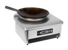 208- to 240-volt countertop induction wok range with 14-inch wok pan