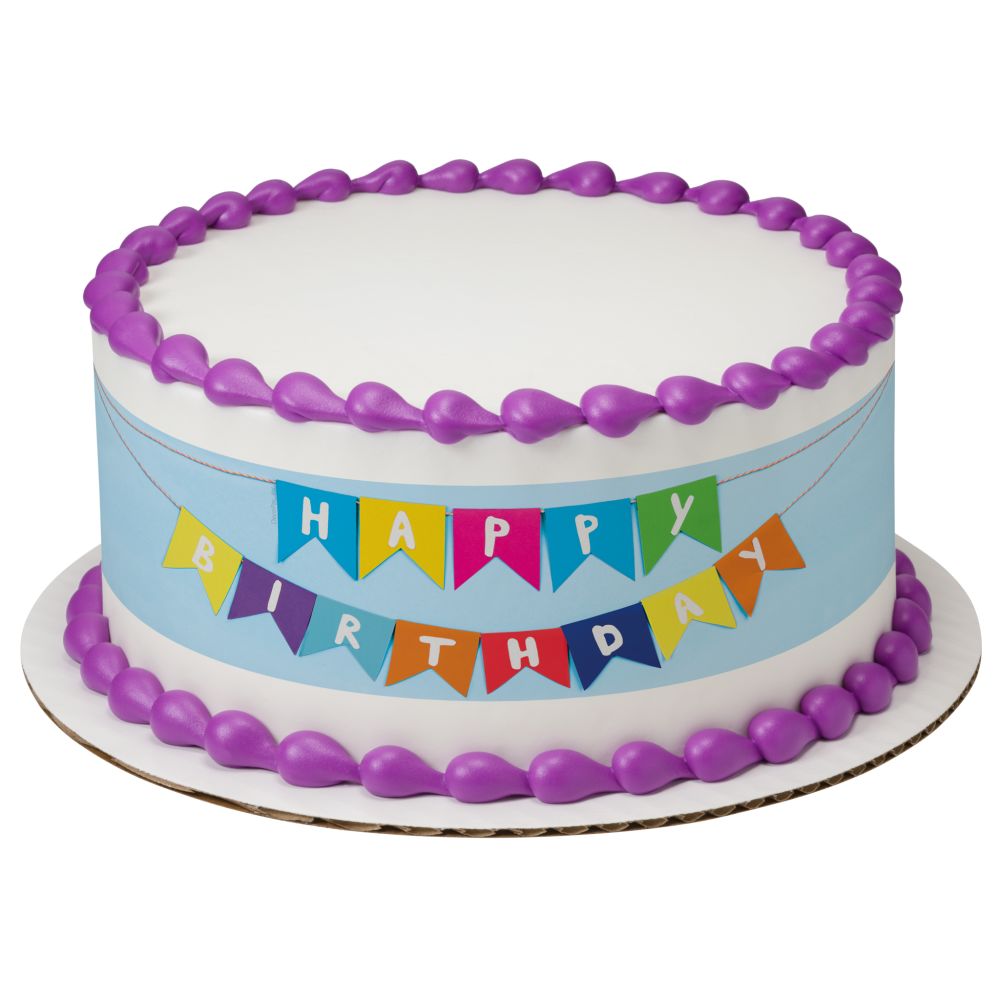 Image Cake Bunting Banner