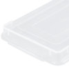 Quarter-size clear sheet pan cover