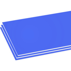 Foam Board, Blue, 3-Pack