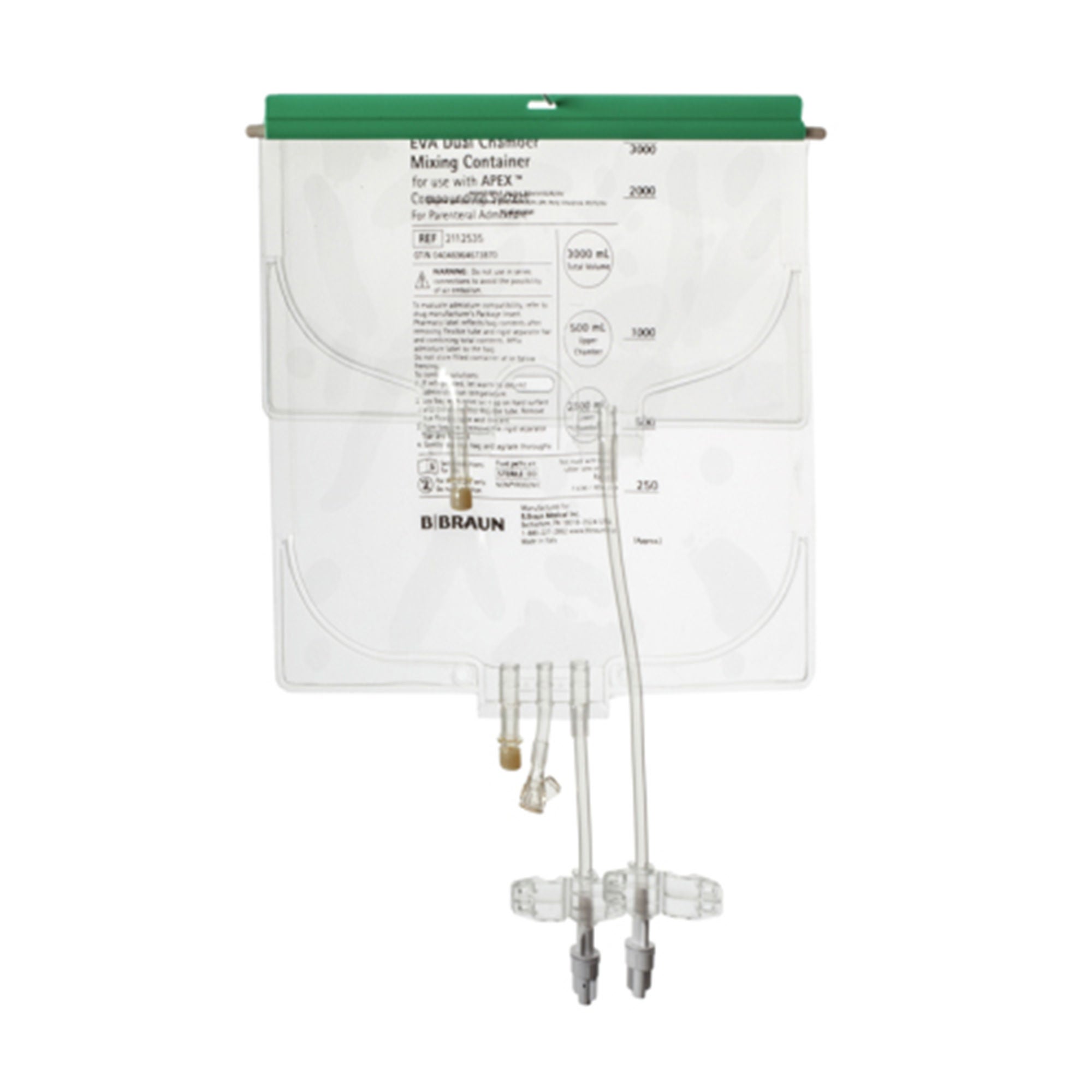 B. Braun BAG, CHAMBER APEX SINGLE 500ML(40/CS)