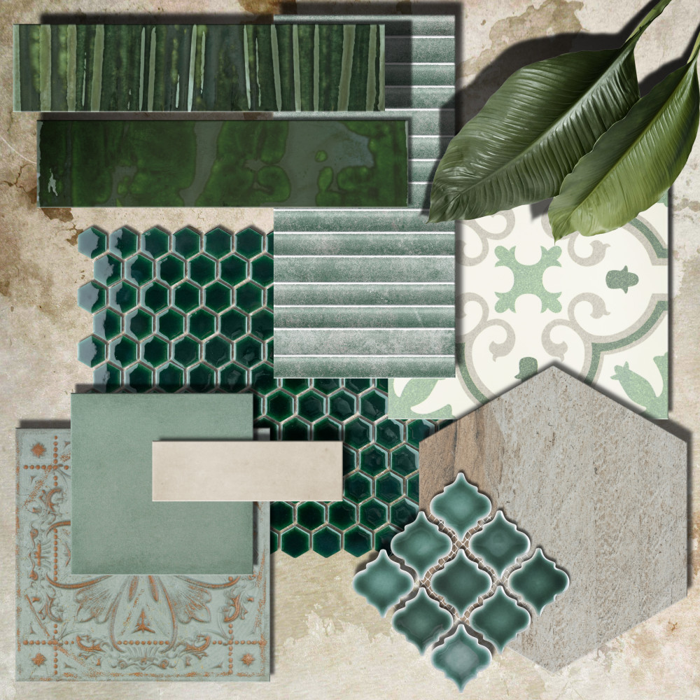 Joliet Prisma Jade 3 in. x 12 in. Ceramic Wall Tile
