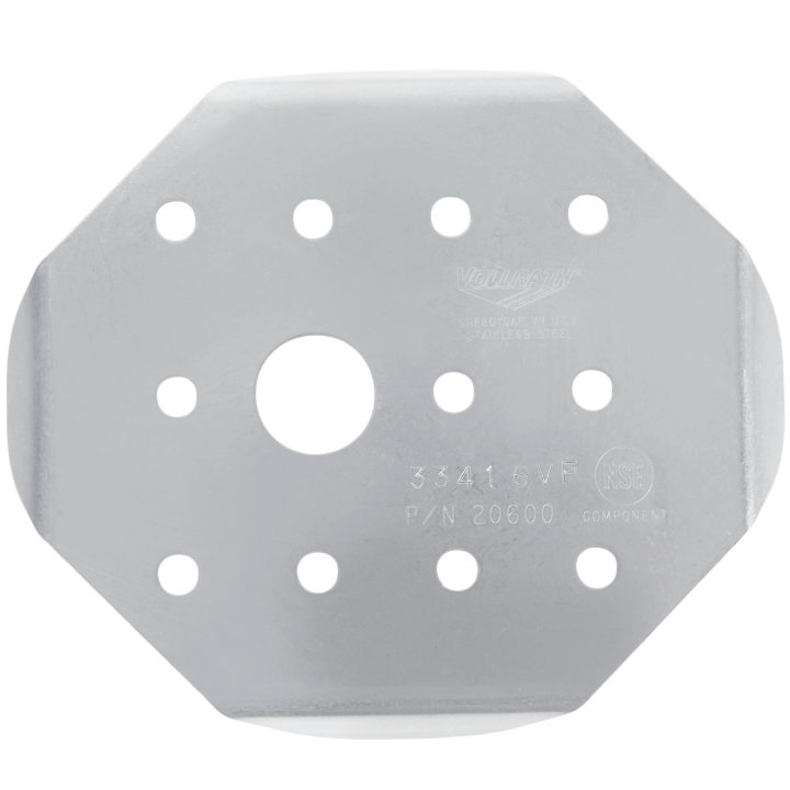 Sixth-size Super Pan V® stainless steel false bottom