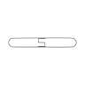 Boardwalk, Zinc Plated, 36", Clip-On Dust Mop Frame