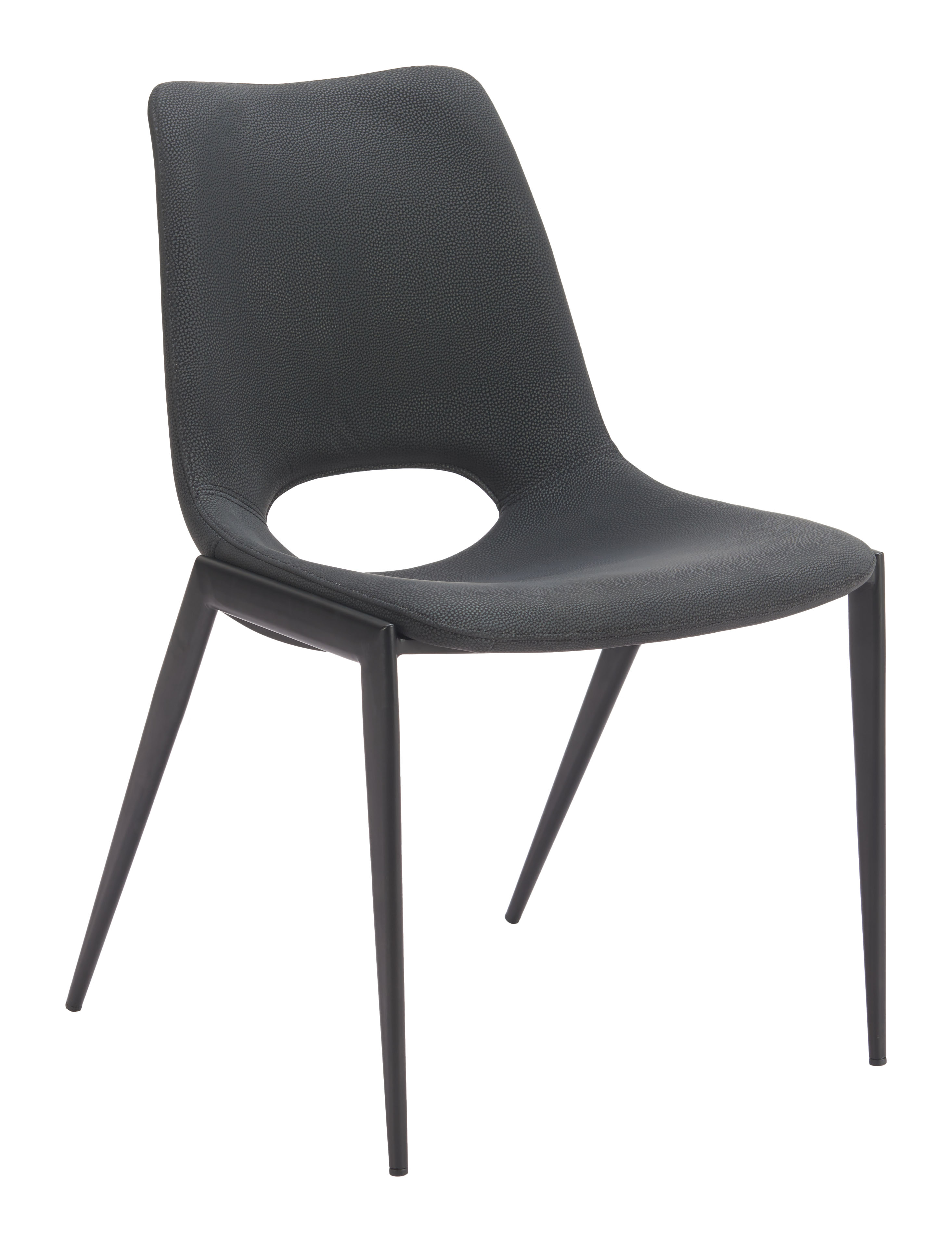 Desi Armless Dining Chair (Set of 2) Black product image