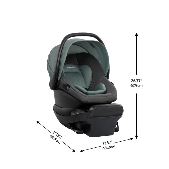 Evenflo Omni Ultra Travel System with Revolve180 LiteMax NXT Rotational Infant Car Seat Specifications