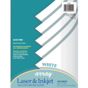 Multi-Purpose Paper, White, 8-1/2" x 11", 500 Sheets