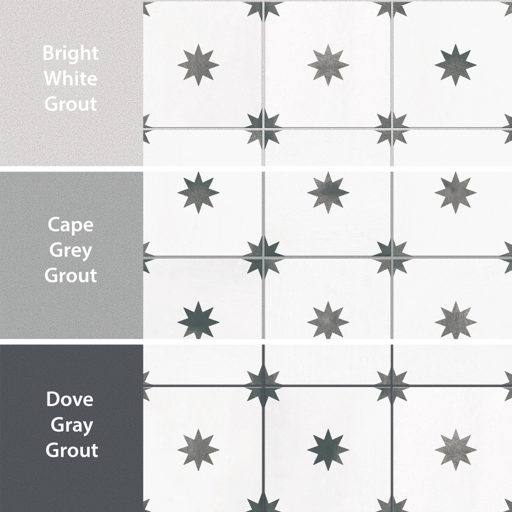 Starlight White 17-3/8 in. x 17-3/8 in. Porcelain Floor and Wall Tile