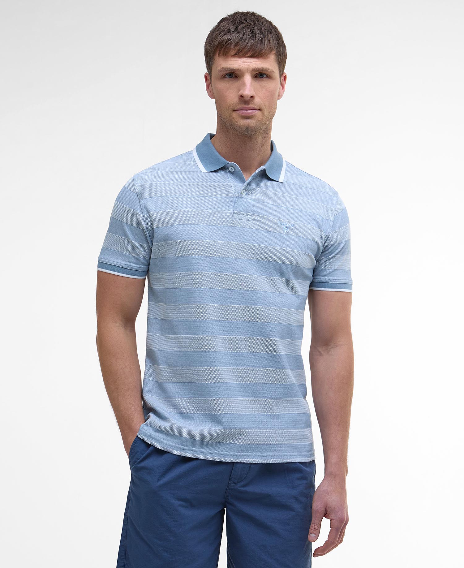 Polo Branton con motivo a righe image number 0