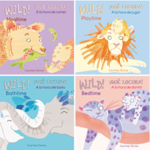 Wild! Bilingual Board Books, Set of 4