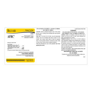 Label RTU 128 Afrc Disinfectant Cleaner