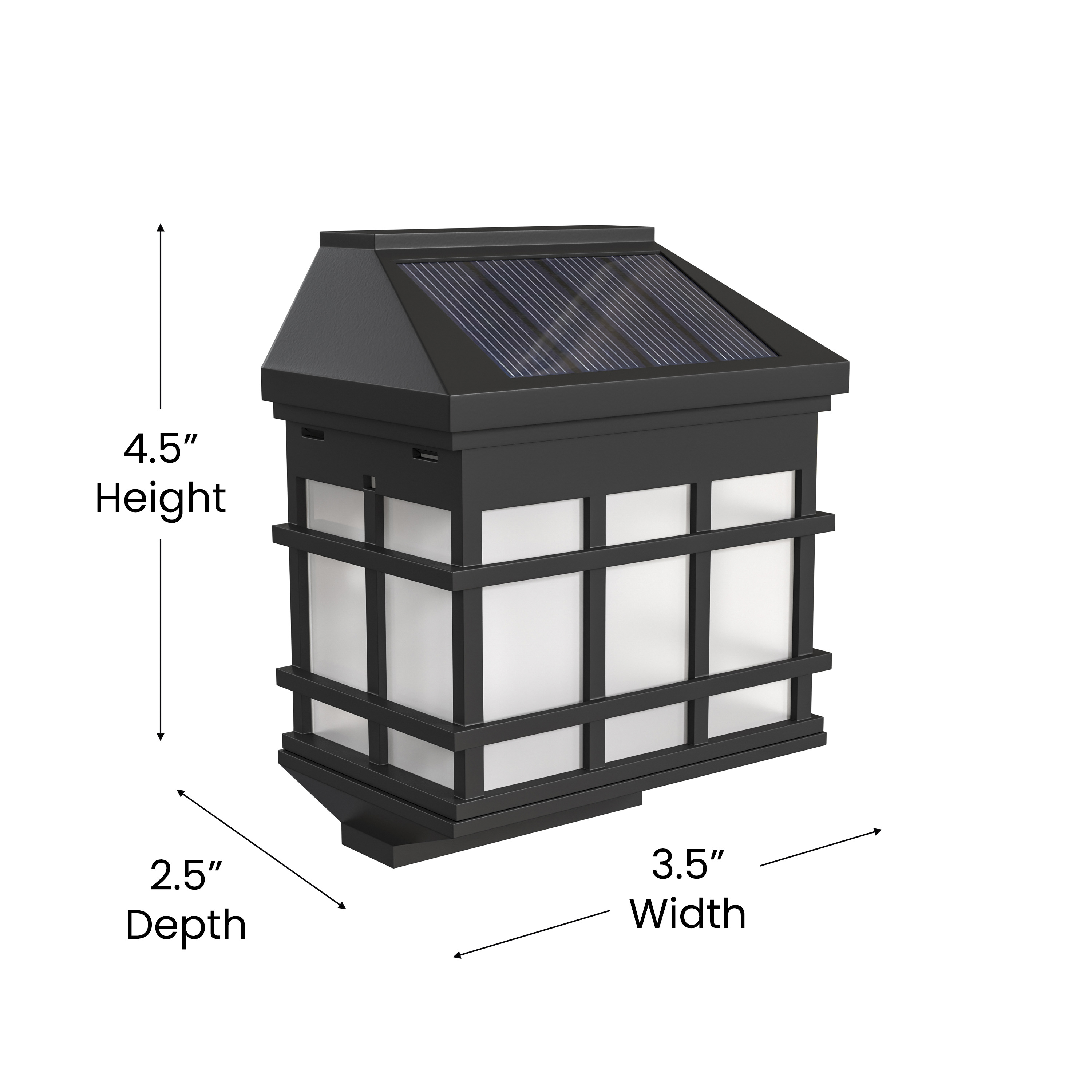Caan Set of 6 Brown Solar Deck and Fence Lights, Decorative Outdoor Solar Pow... - Picture 5 of 22