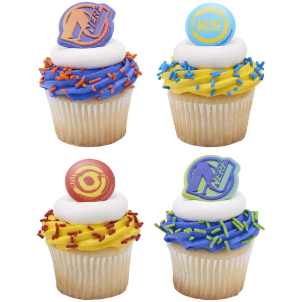 Nerf™ On Target! Cupcake Rings