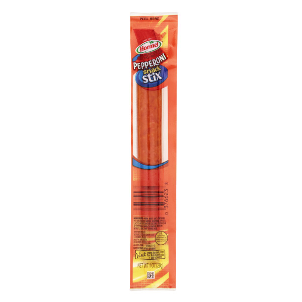 HORMEL(r) Pepperoni Stix 1oz, 3/20Ct. . C1CB - Front Center Inner Pack (Hi Res)