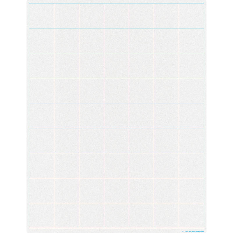 Graphing Grid Large Squares Write-on/Wipe-off Chart