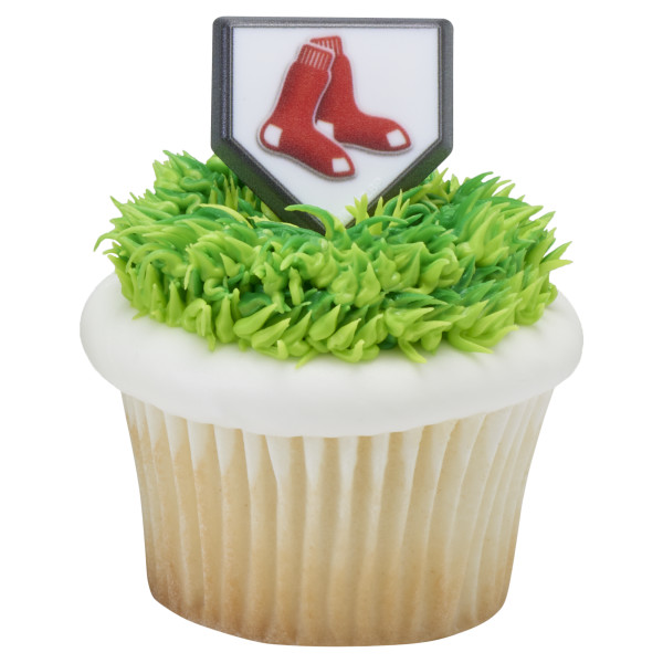MLB® Home Plate Team Logo Cupcake Rings