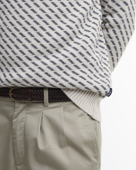 Maglione Masham a collo alto con risvolto
