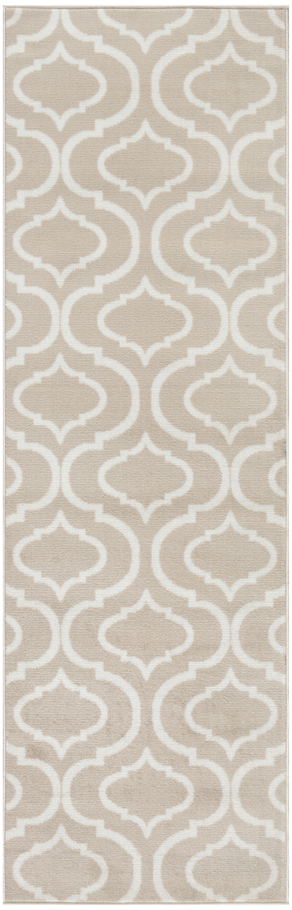 Nourison Jubilant 2'3" x 7'3" Beige Contemporary Indoor Rug