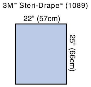 3M Steri-Drapes - 22" x 25"- 2/Pkg