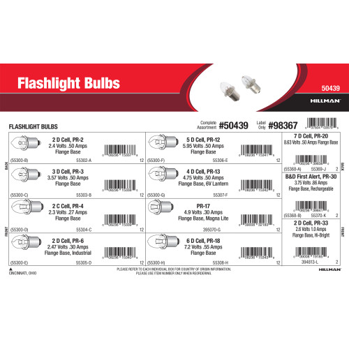 Flashlight Bulbs Assortment