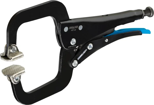 107-12 12-inch C-Clamp Locking Pliers w/ Swivel Pads