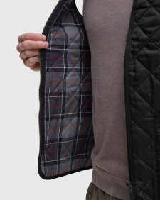 Gilet trapuntato/fodera con zip 