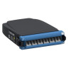 TeraSPEED® G2 Standard Fiber Module 12-Fiber Singlemode - OS2 LC Duplex 6 Port Blue 1.1 H x 3.6 W x 4.6 in. D
