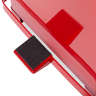 Rubbermaid Commercial, Defenders®, 6.5gal, Metal, Red, Square, Receptacle