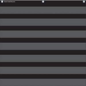 Black 7 Pocket Chart