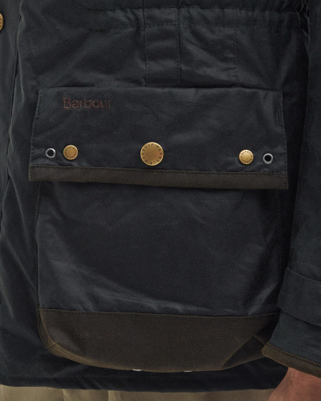 Barbour x TO KI TO Wachsjacke Military