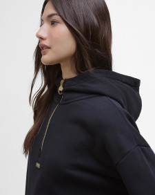Felpa con cappuccio e zip corta Priya 