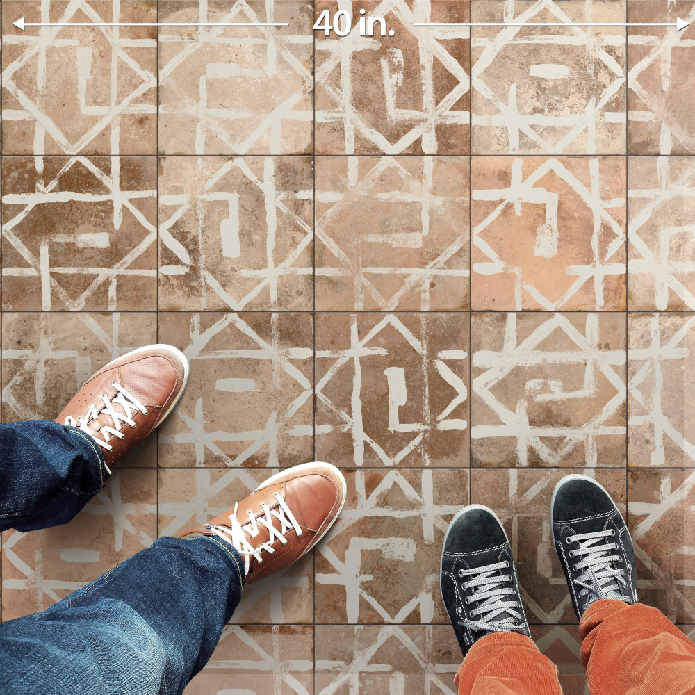 Kings Alora Décor 17-5/8 in. x 17-5/8 in. Ceramic Floor and Wall Tile