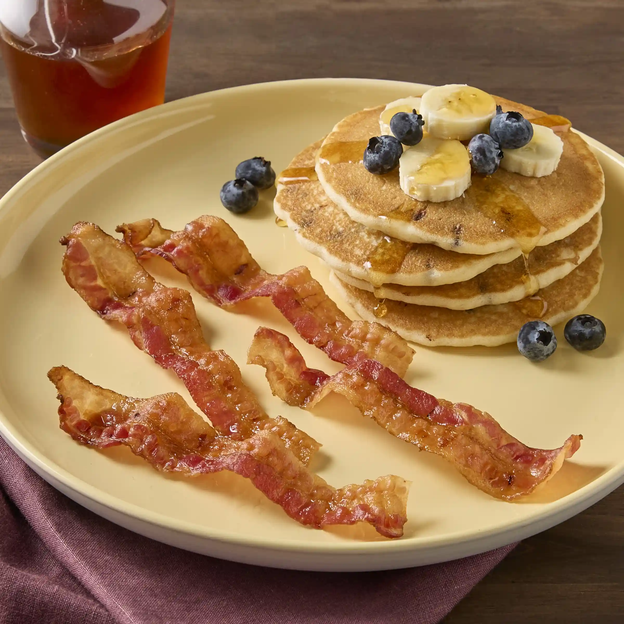 Jimmy Dean® Fully Cooked Hickory Smoked Thin Bacon Slices_image_1