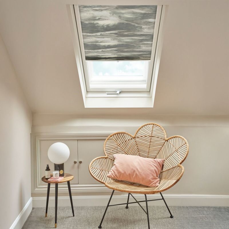 Thermashade Ripple Earth Pleated blind