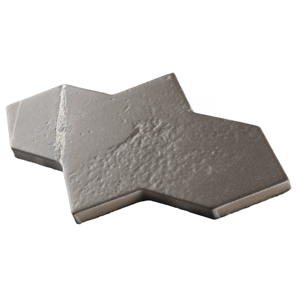 Istanbul Squire Shield Night with Night Cross 6 in. x 8-3/8 in. Porcelain Floor and Wall Tile