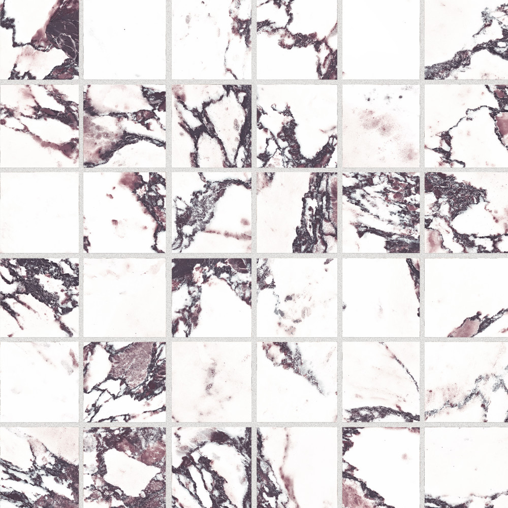 Touche 2″ Square Rubis 11-3/4 in. x 11-3/4 in. Porcelain Mosaic Tile