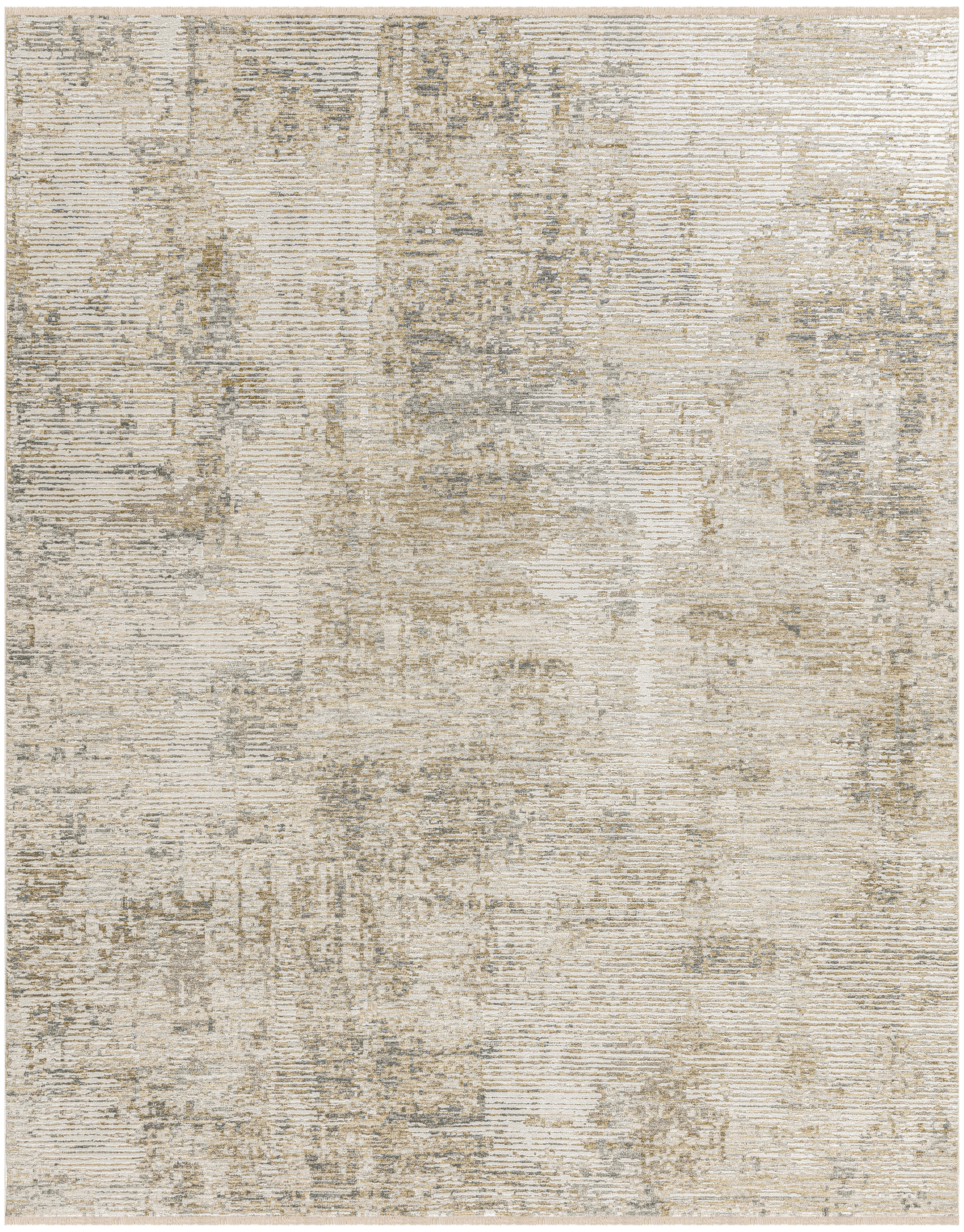 Calvin Klein CK078 Summit 9'10" x 13' Natural Grey Modern Indoor Rug