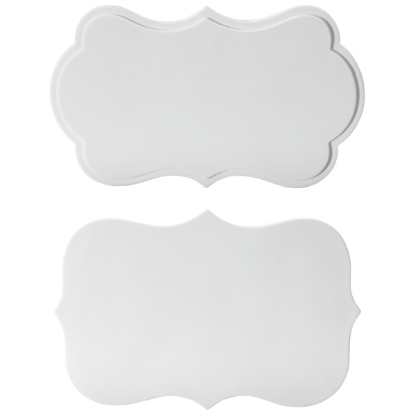 Plaque Assortment - Red 3 Free Gum Paste Layon