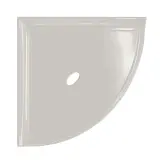 Retrofit Bath Accessoires Polished Gray Flatback 8″ Corner Shelf