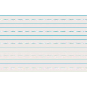 Newsprint Handwriting Paper, Skip-A-Line, Grade 1, 1" x 1/2" x 1/2" Ruled Long, 11" x 8-1/2", 500 Sheets