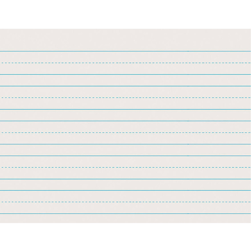 Newsprint Handwriting Paper, Skip-A-Line, Grade 1, 1" x 1/2" x 1/2" Ruled Long, 11" x 8-1/2", 500 Sheets