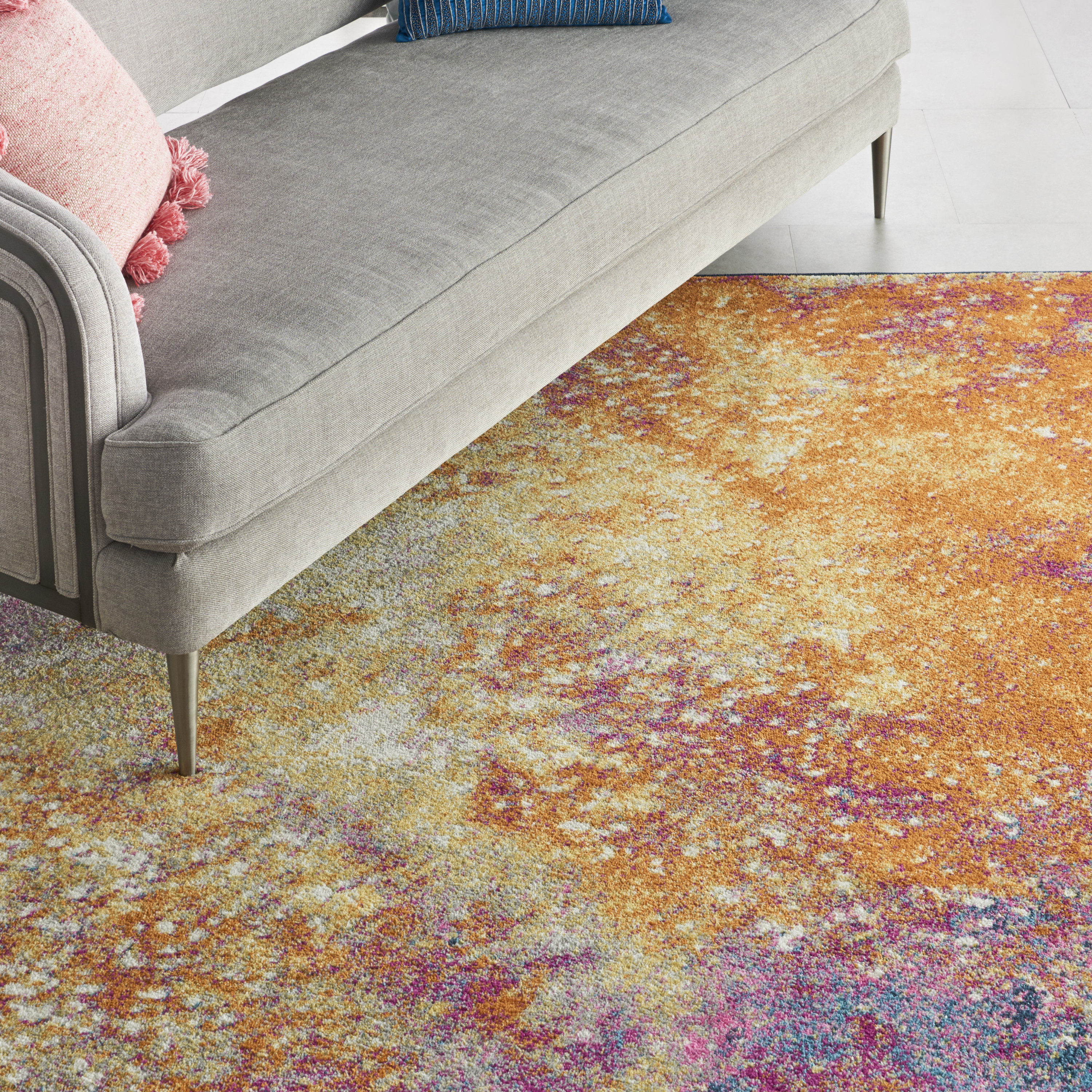 Nourison Passion 9' x 12' Sunburst Modern Indoor Rug